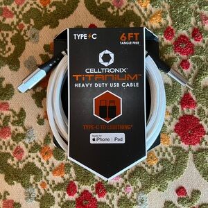 Celltronix 6ft Type C Lightning cable